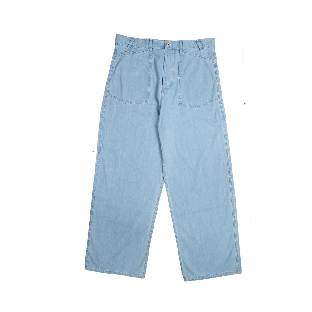 
                
                    Load image into Gallery viewer, KENZO Bleached Sailor Loose Jeans In Blue - CNTRBND
                
            