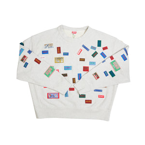 
                
                    Load image into Gallery viewer, KENZO Archive Labels Sweatshirt In Grey - CNTRBND
                
            