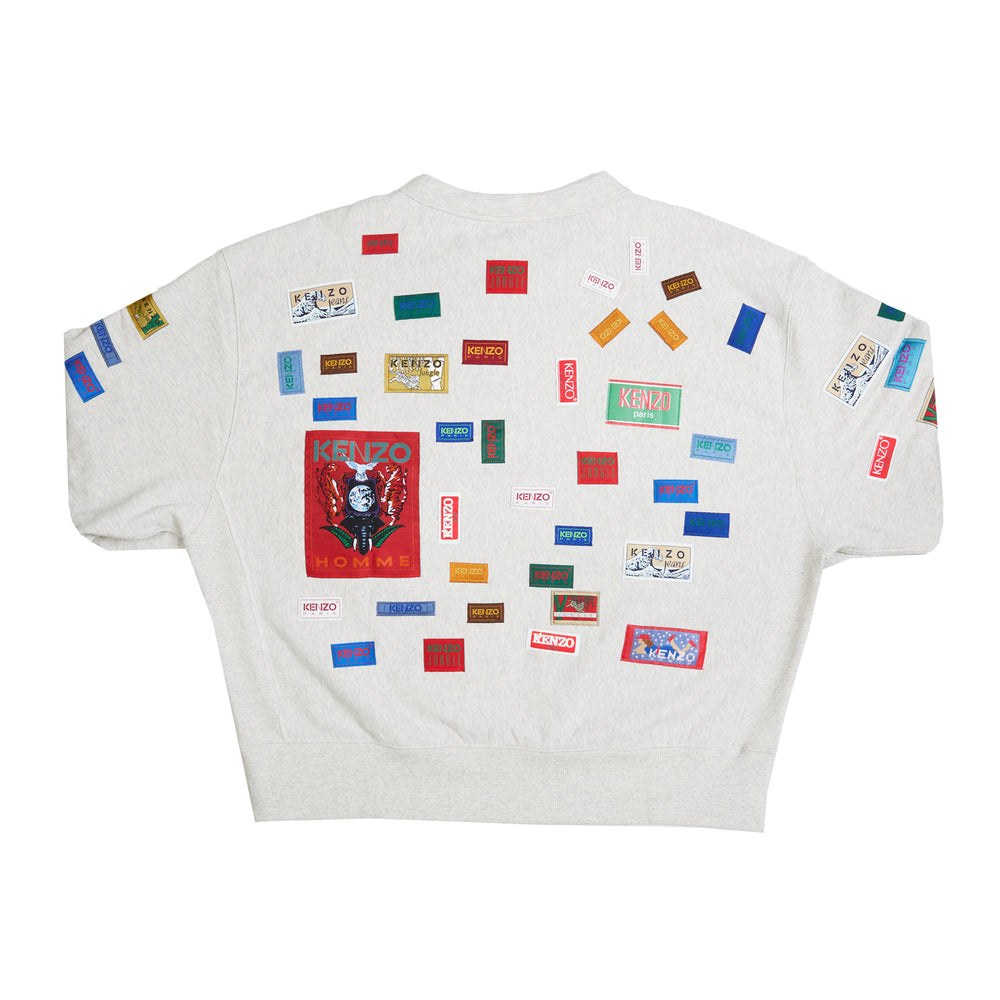 
                
                    Load image into Gallery viewer, KENZO Archive Labels Sweatshirt In Grey - CNTRBND
                
            