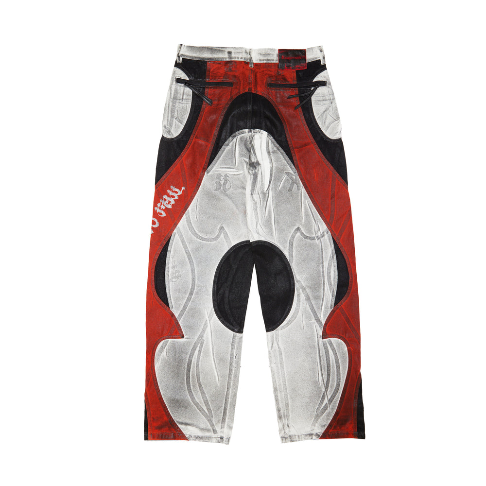 
                
                    Load image into Gallery viewer, KUSIKOHC Rider Pants In Red - CNTRBND
                
            
