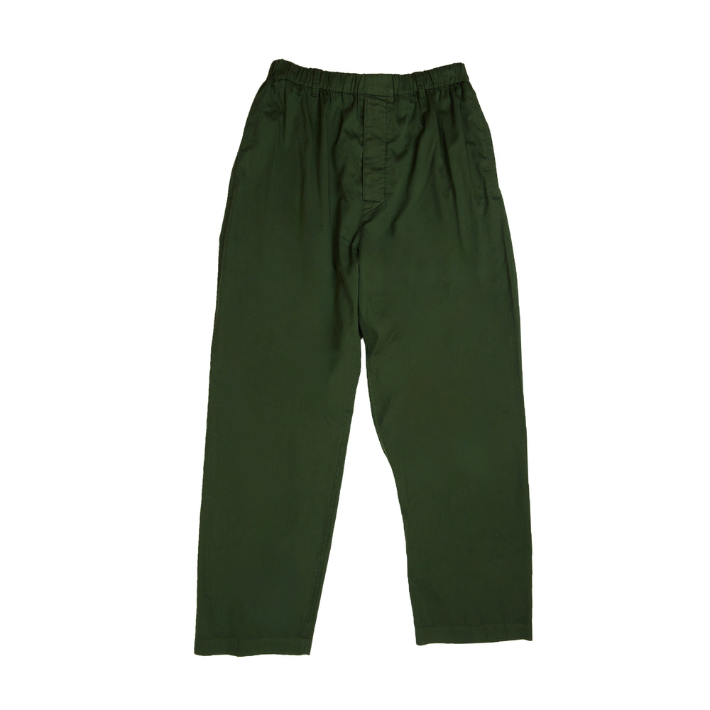 LEMAIRE Relaxed Pants In Hunter Green - CNTRBND