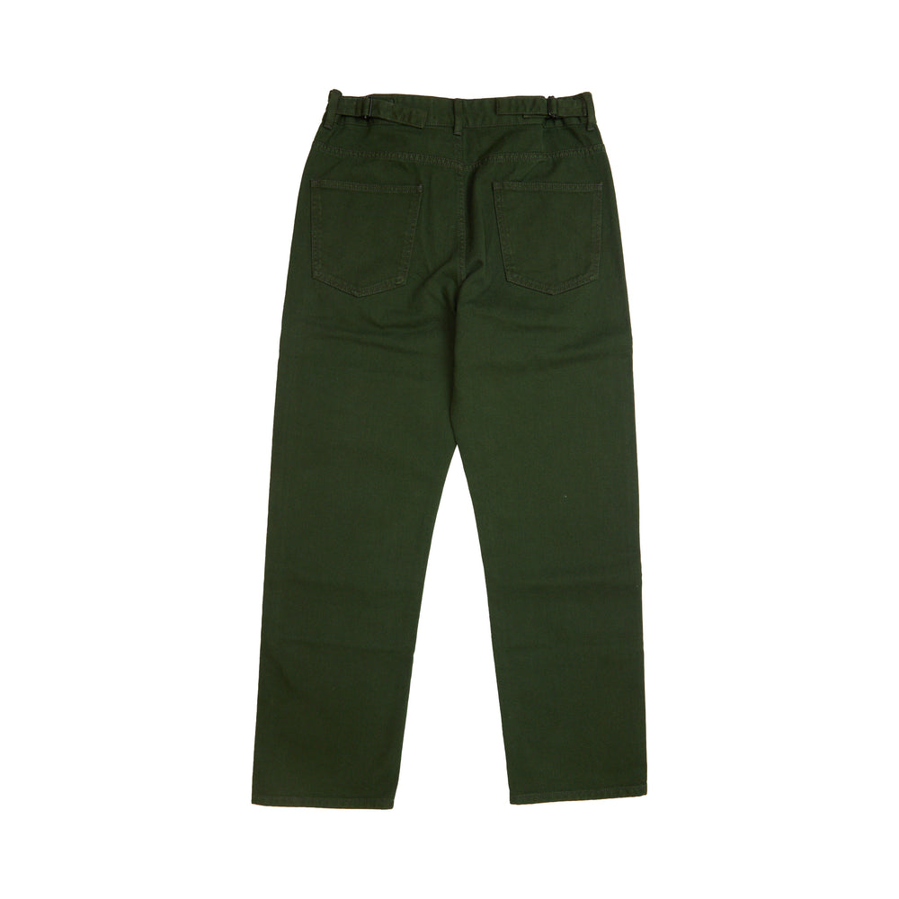 LEMAIRE Curved Jeans In Green - CNTRBND