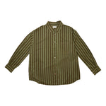 LEMAIRE Relaxed Shirt In Olive/White - CNTRBND
