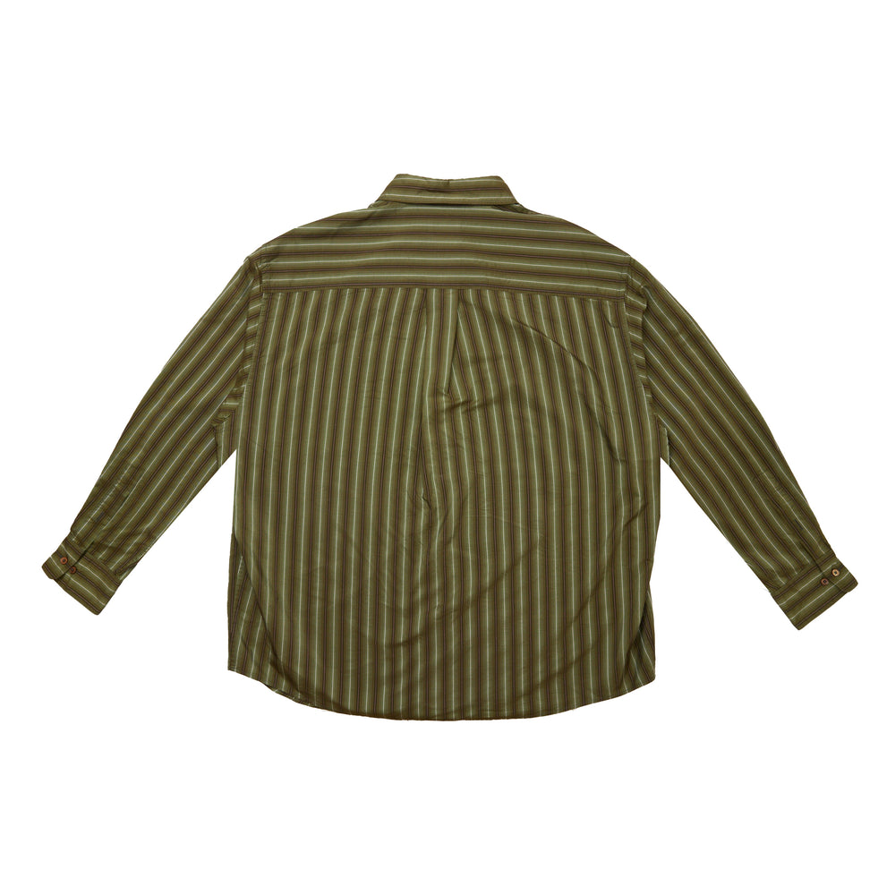 LEMAIRE Relaxed Shirt In Olive/White - CNTRBND