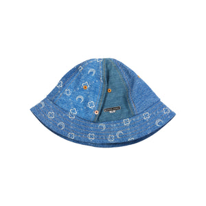
                
                    Load image into Gallery viewer, Marine Serre Moonogram Bell Hat In Blue - CNTRBND
                
            