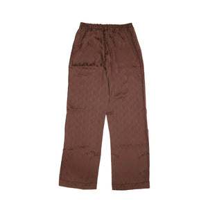 
                
                    Load image into Gallery viewer, Marine Serre Moon Diamant Satin PJ Pants In Brown - CNTRBND
                
            
