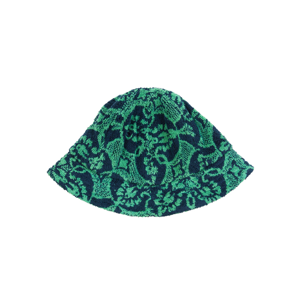 
                
                    Load image into Gallery viewer, Marine Serre Oriental Towels Bell Hat In Green - CNTRBND
                
            