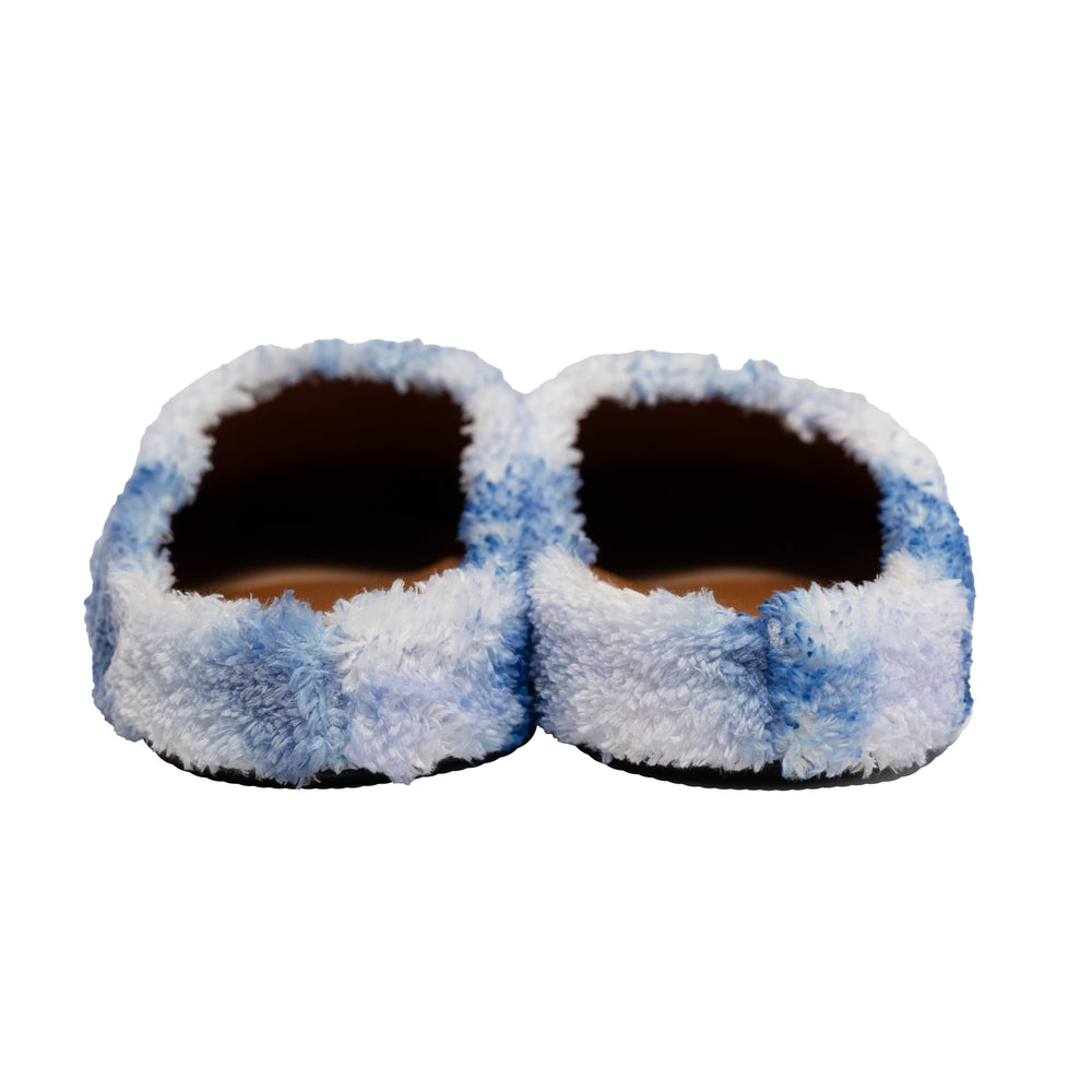 
                
                    Load image into Gallery viewer, MARNI Terrycloth Fussbet Sabot In Blue/White - CNTRBND
                
            
