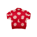 MARNI Polka Dots Mohair Jumper In Red - CNTRBND