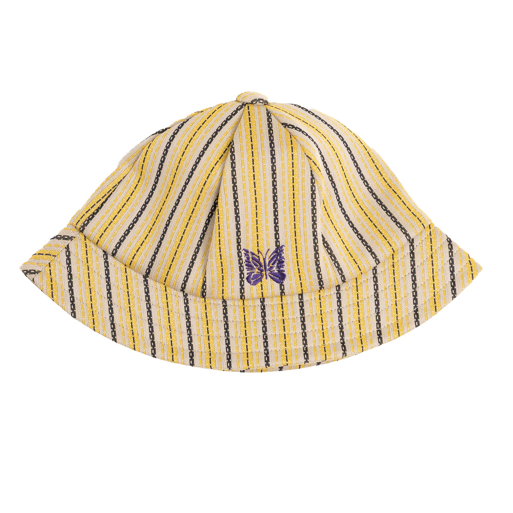 NEEDLES Stripe Bermuda Hat In Yellow - CNTRBND