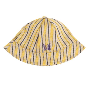 
                
                    Load image into Gallery viewer, NEEDLES Stripe Bermuda Hat In Yellow - CNTRBND
                
            
