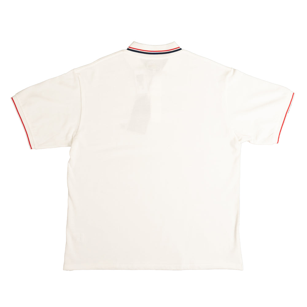 NEEDLES Shawl Collar S/S Polo In White - CNTRBND
