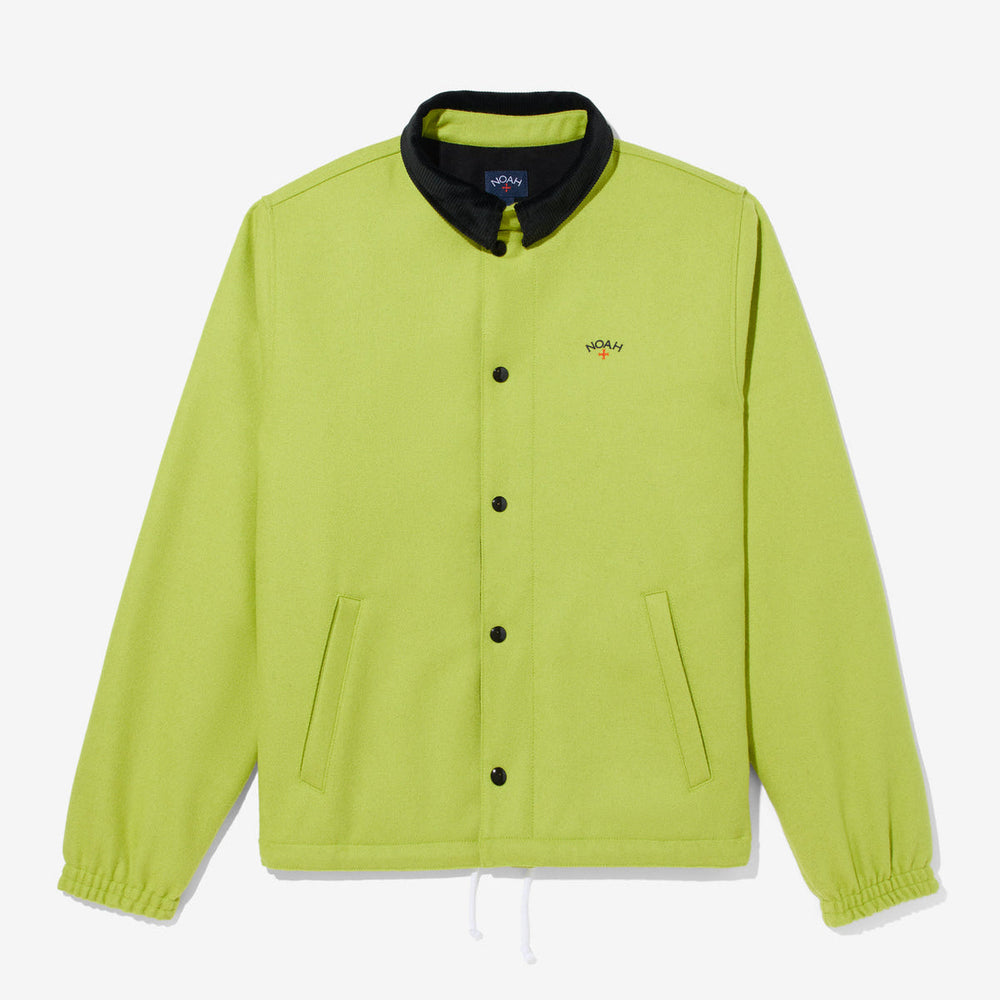 Noah Campus Jacket In Chartreuse - CNTRBND