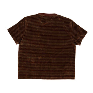 
                
                    Load image into Gallery viewer, Our Legacy Hover Velour T-Shirt In Stripe - CNTRBND
                
            