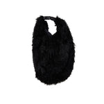Our Legacy Fake Fur Drip Bag In Black - CNTRBND