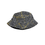 Our Legacy Houndstooth Bucket Hat In Grey - CNTRBND