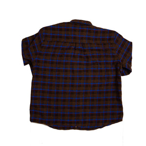 Our Legacy Above Pankow Check Shirt In Brown - CNTRBND