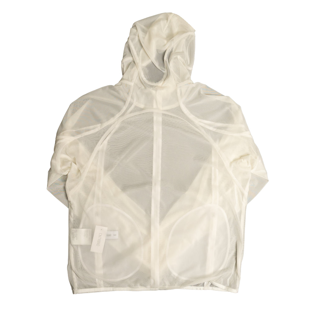 PAF 5.0+ Center Sheer Hoodie In White - CNTRBND