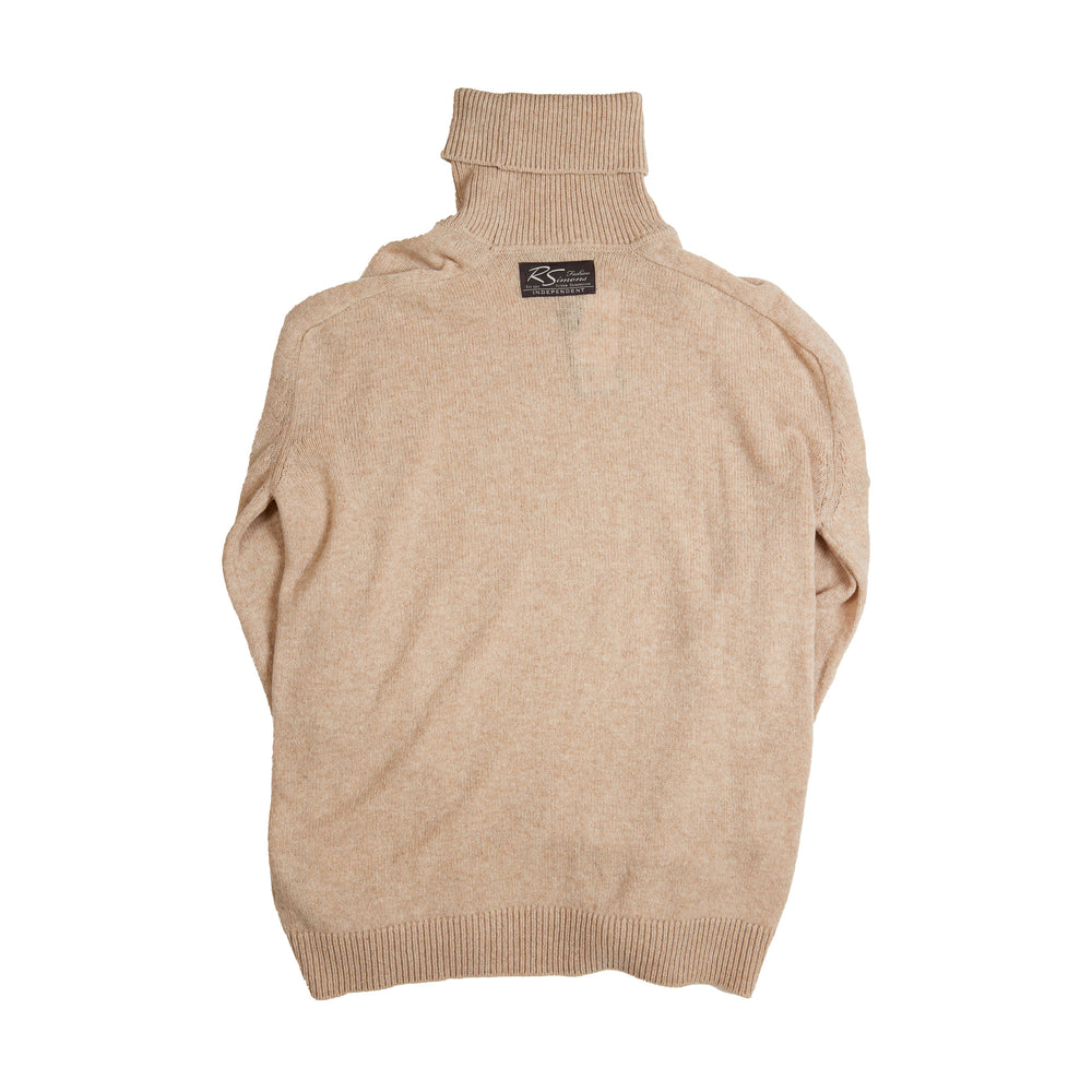 
                
                    Load image into Gallery viewer, Raf Simons Oversized Gloves Turtleneck In Beige - CNTRBND
                
            
