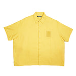 Raf Simons Oversized S/S Denim Shirt In Yellow - CNTRBND