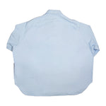 Raf Simons Oversized Denim Shirt In Light Blue - CNTRBND