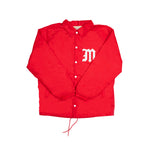 Saint Michael M Coach Jacket In Red - CNTRBND