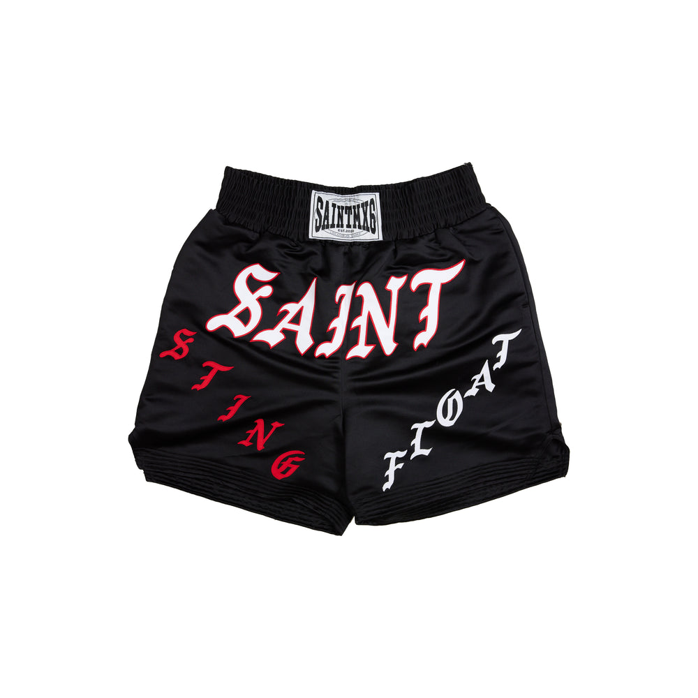 Saint Michael Boxing Shorts In Black - CNTRBND