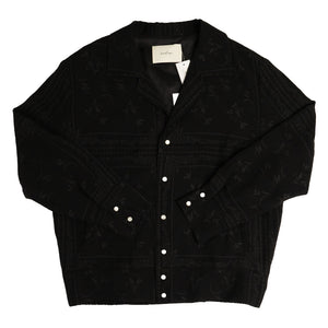 
                
                    Load image into Gallery viewer, Second Layer Flora Button-up In Black - CNTRBND
                
            