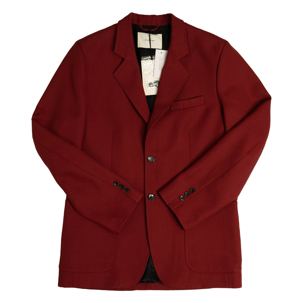 
                
                    Load image into Gallery viewer, Second Layer Saico Blazer In Red - CNTRBND
                
            