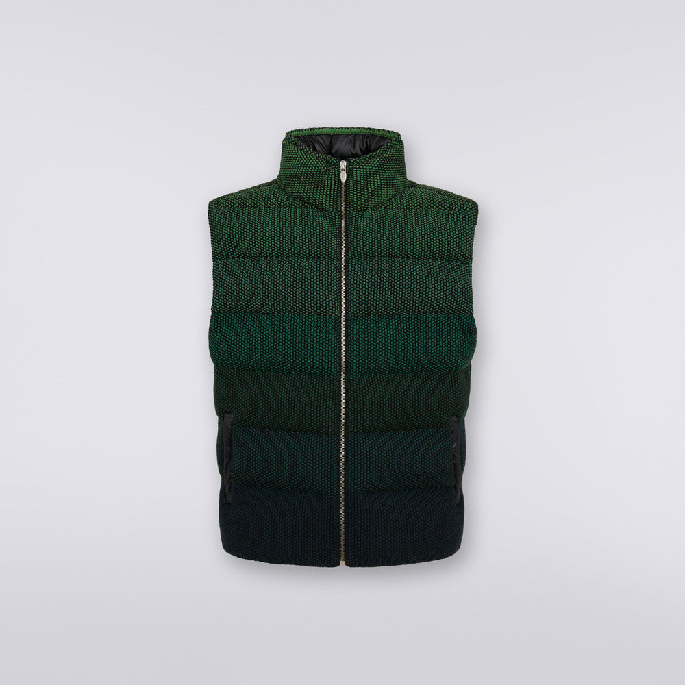 
                
                    Load image into Gallery viewer, MISSONI Degrade Padded Gilet In Green - CNTRBND
                
            