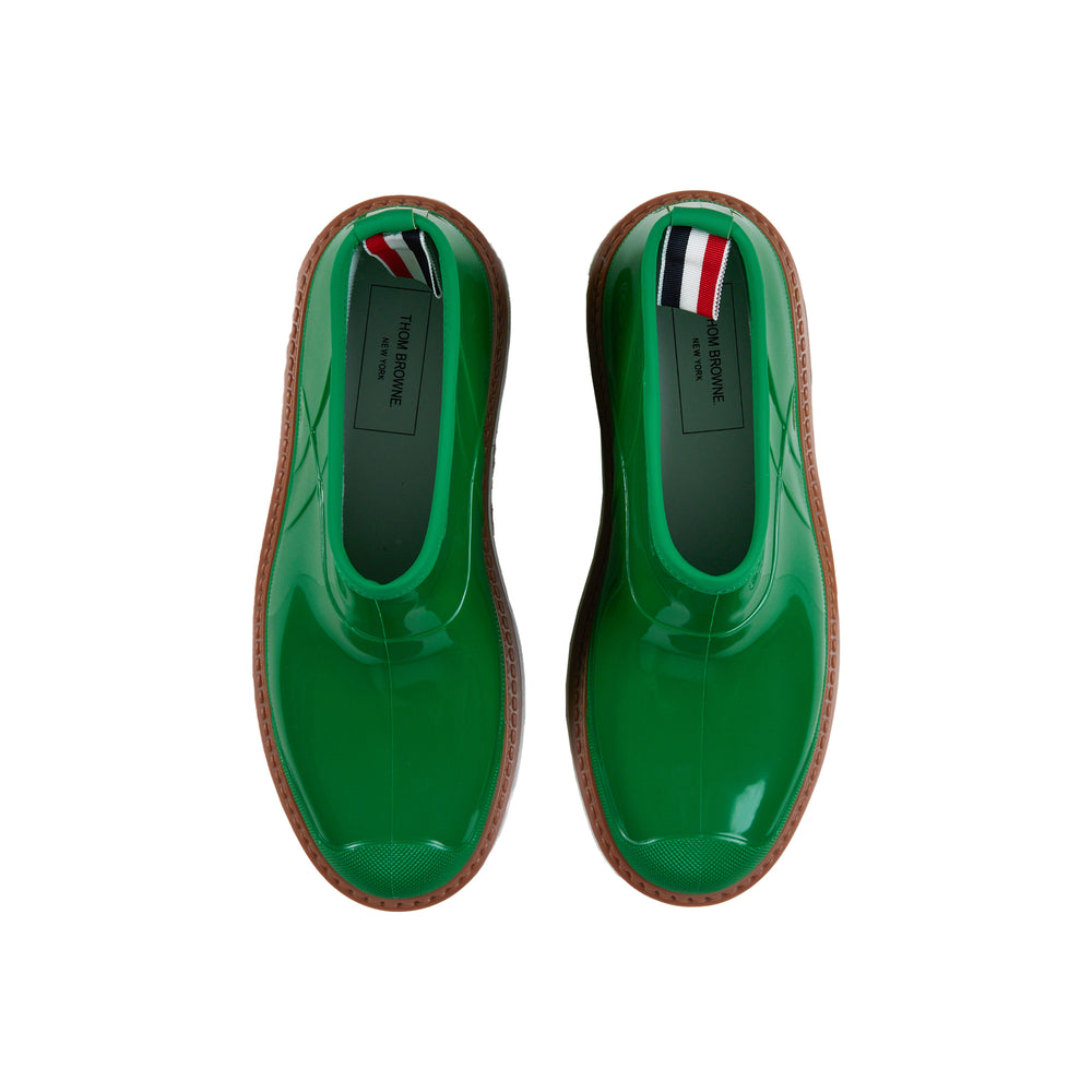 Thom Browne Molded Rubber Garden Boots In Green - CNTRBND