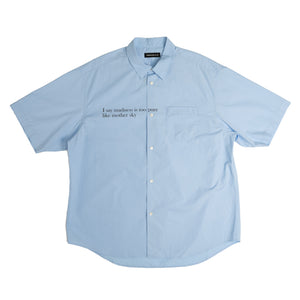 
                
                    Load image into Gallery viewer, UNDERCOVER Madness Is Too Pure S/S Shirt In Blue - CNTRBND
                
            