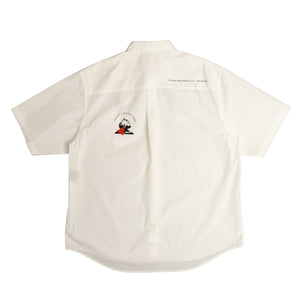 
                
                    Load image into Gallery viewer, UNDERCOVER No Fear Embroidery S/S Shirt In White - CNTRBND
                
            
