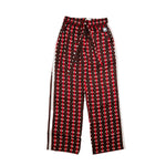 Wales Bonner Snare Trousers In Brown/Red - CNTRBND