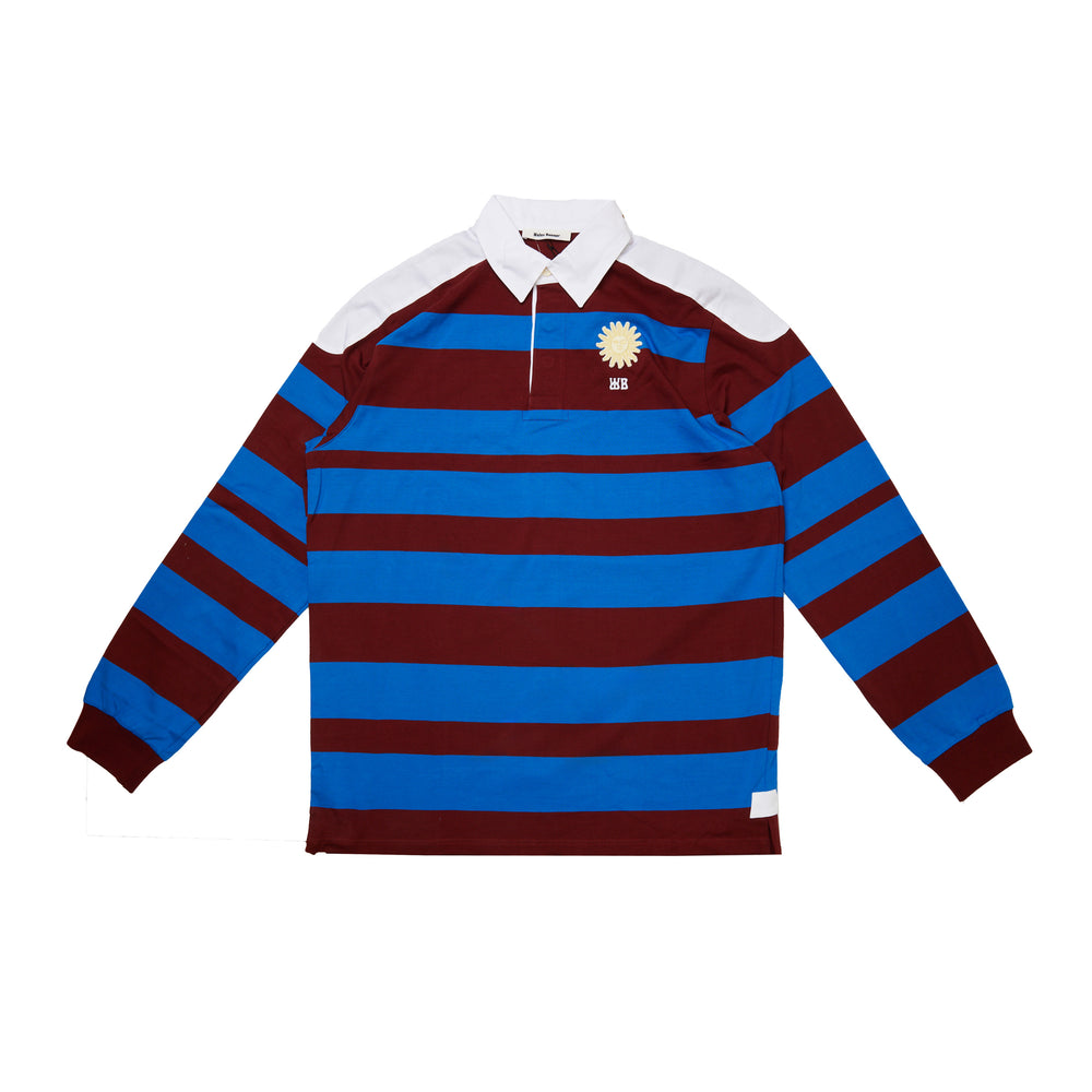 Wales Bonner City Polo In Blue - CNTRBND