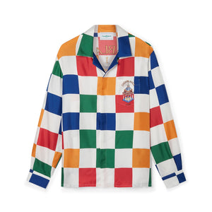 
                
                    Load image into Gallery viewer, Casablanca Primary Check L/S Shirt In Multi - CNTRBND
                
            