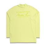 Martine Rose Funnel Neck L/S Tee In Pastel Green - CNTRBND