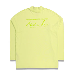 
                
                    Load image into Gallery viewer, Martine Rose Funnel Neck L/S Tee In Pastel Green - CNTRBND
                
            