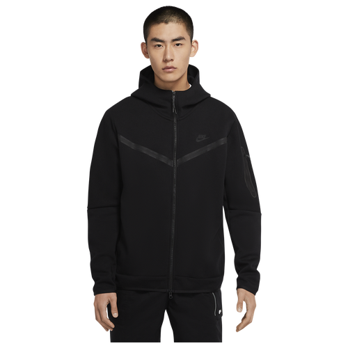 Nike Sportswear Tech Fleece Zip Hoodie in Black - CNTRBND