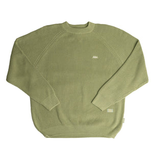 
                
                    Load image into Gallery viewer, Abc. 123. Ribbed Crewneck In Aventurine Green - CNTRBND
                
            