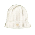 Abc.123. Cable Knit Beanie In White - CNTRBND
