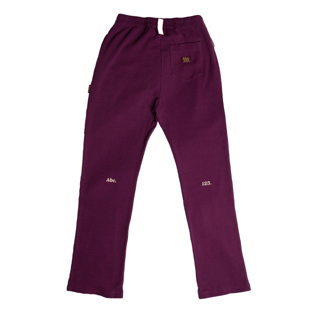 Abc.123. Waffle Lounge Pant In Purple - CNTRBND