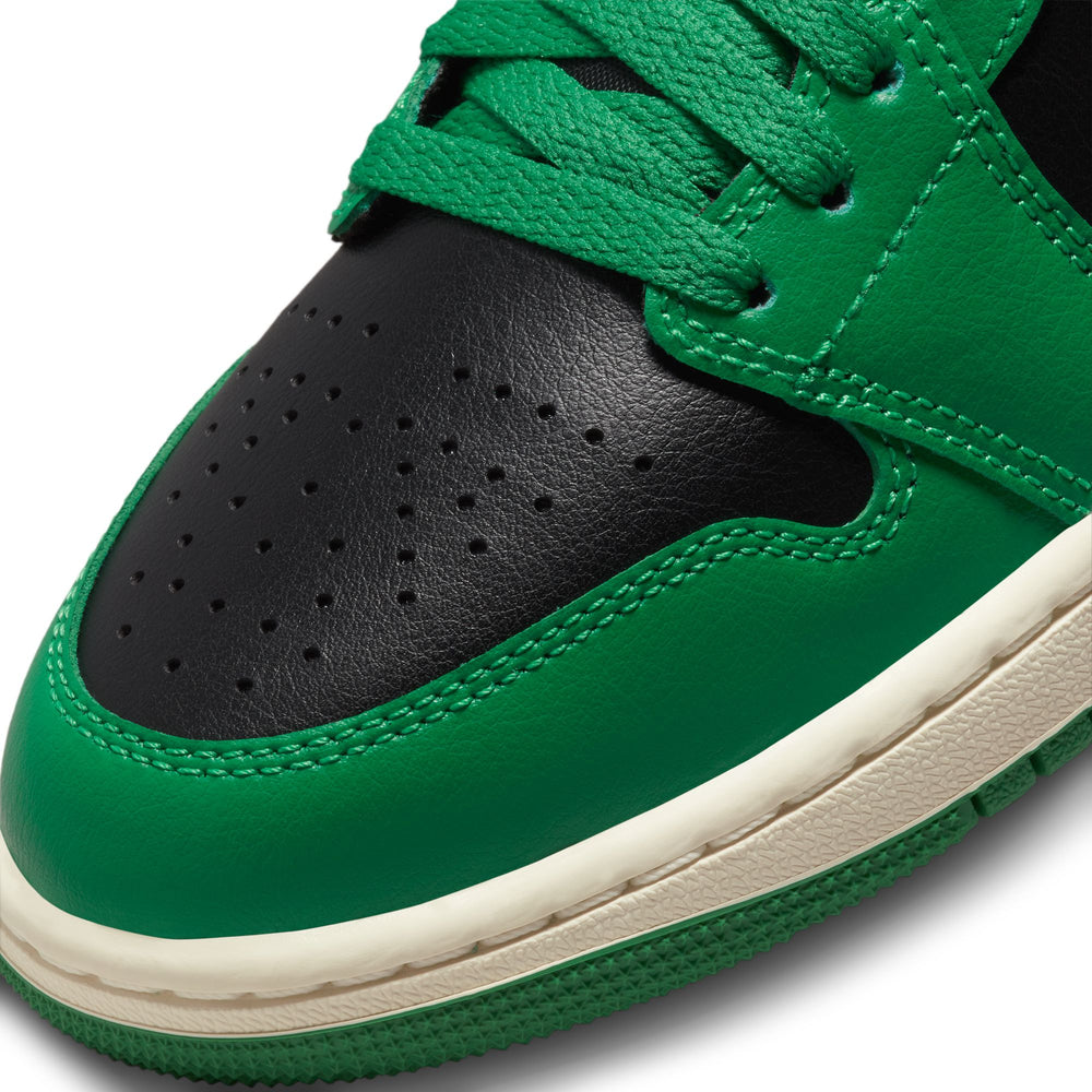 
                
                    Load image into Gallery viewer, Air Jordan 1 Mid In Black/Lucky Green - CNTRBND
                
            
