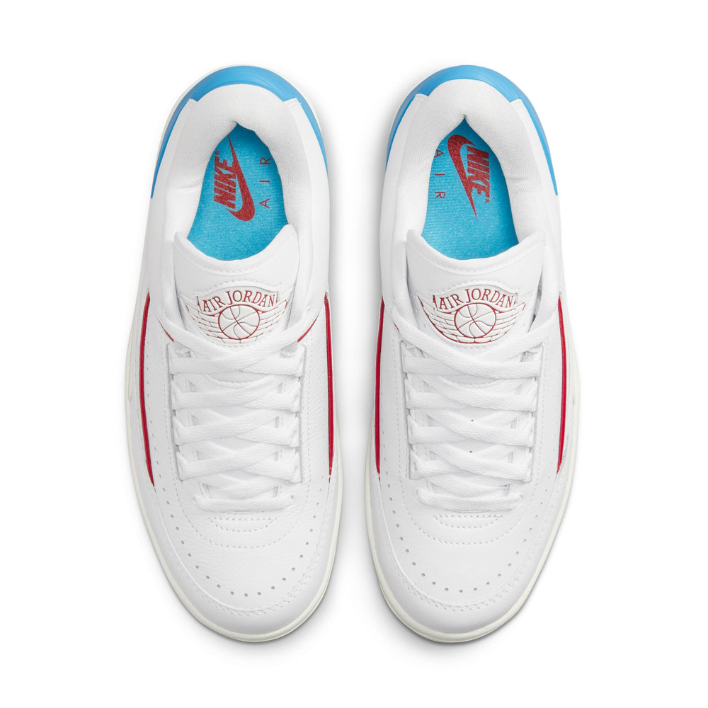 Wmns Air Jordan 2 Retro Low In White/Gym Red - CNTRBND