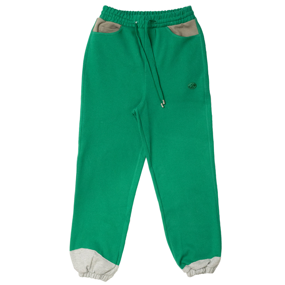 Ader Error Fred Sweatpants In Green - CNTRBND