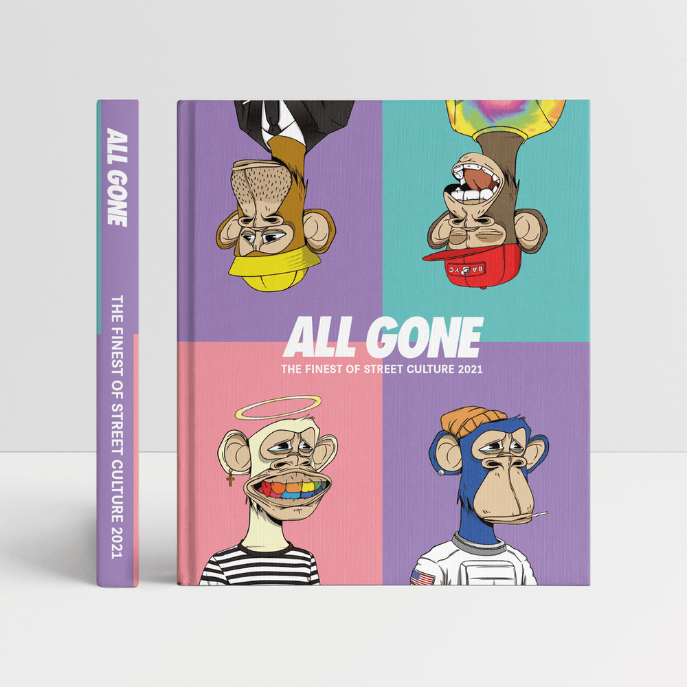 ALL GONE Book 2021-"(BORED) APES TOGETHER STRONG" Cover - CNTRBND