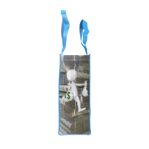 
                
                    Load image into Gallery viewer, CNTRBND x XYLK &amp;quot;Money Grocery Bag&amp;quot; In Blue - CNTRBND
                
            