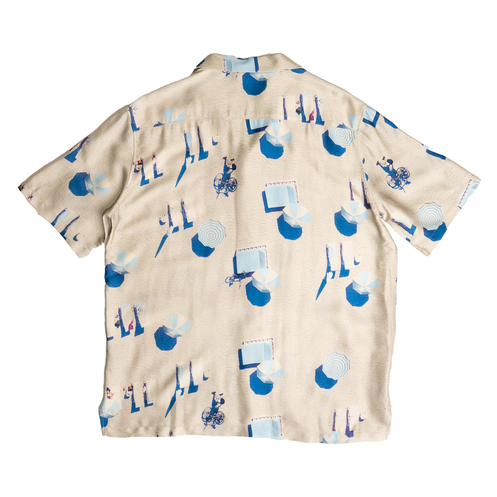 
                
                    Load image into Gallery viewer, Blue Sky Inn Beach S/S Shirt In White - CNTRBND
                
            