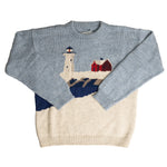 BODE Highland Lighthouse Sweater In Blue - CNTRBND