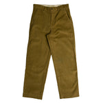 BODE Corduroy Standard Trousers In Olive - CNTRBND